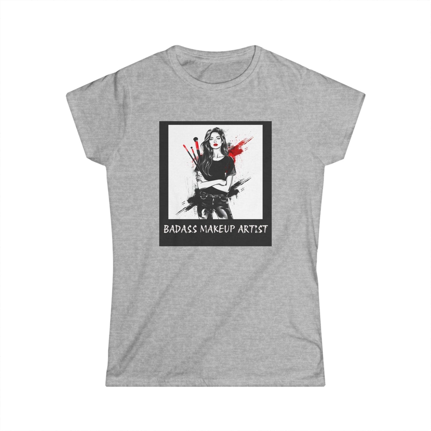 Badass Makeup Artist Women's Softstyle Tee