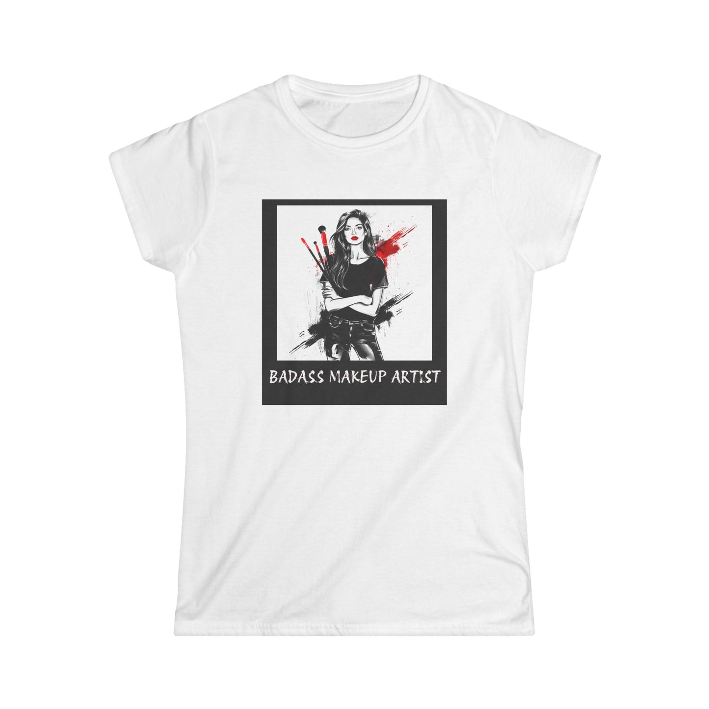 Badass Makeup Artist Women's Softstyle Tee