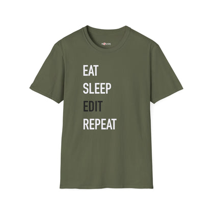 Eat Sleep Edit Repeat T-Shirt